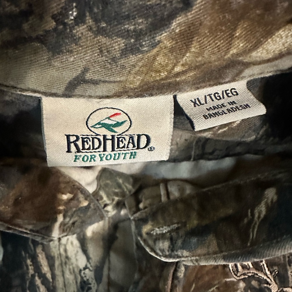 YXL button up camouflage shirt - Picture 2 of 2